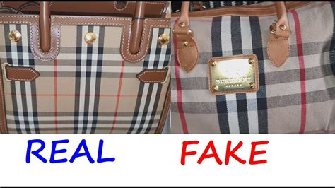 authentic burberry bag vs fake tags|burberry bag test.